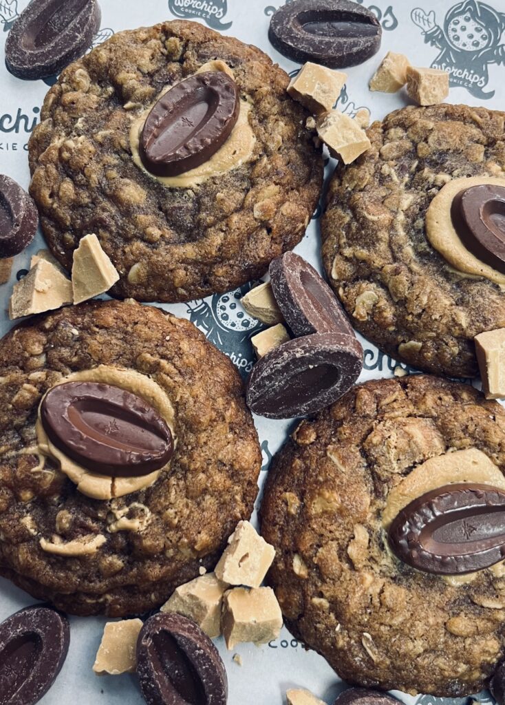 Worchips Cookie Co. es la tienda de galletas artesanales, cookies al estilo gringo, de Providencia