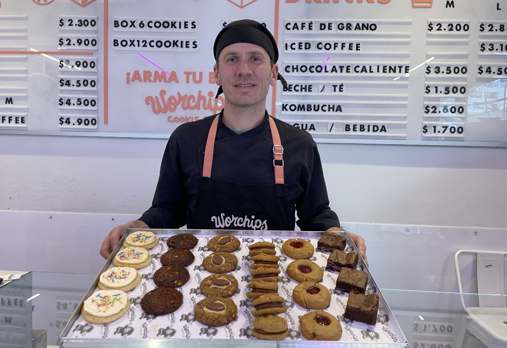 Worchips Cookie Co. es la tienda de galletas artesanales, cookies al estilo gringo, de Providencia